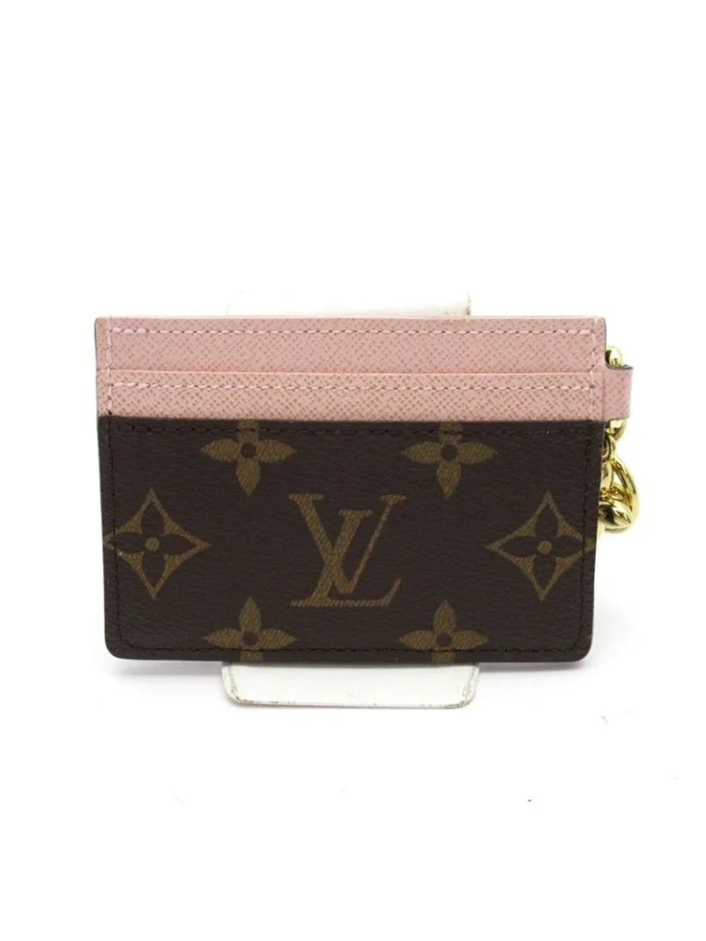 Louis Vuitton Card Holder LV Charm Monogram Brown